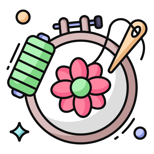 Plus de 60 points de broderie